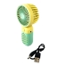 Вентилятор портативний Mini Fan Z8 діаметр 6 см зелений з жовтим Вентилятор портативний Mini Fan Z8 діаметр 6 см зелений з жовтим