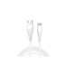 Кабель USB/micro-USB 1 м WUW X196 2.4 А білий Кабель USB/micro-USB 1 м WUW X196 2.4 А білий