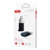 Перехідник microUSB M/USB F XO NB149-G чорний зі сріблястим