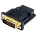Перехідник DVI M/HDMI F чорний Перехідник DVI M/HDMI F чорний