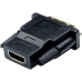 Перехідник DVI M/HDMI F чорний Перехідник DVI M/HDMI F чорний