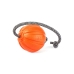 Жувальна іграшка для собак М'яч на шнурі Liker 6297 9 см помаранчевий Жувальна іграшка для собак М'яч на шнурі Liker 6297 9 см помаранчевий