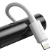 Кабель комплект 2 шт Type-C/Apple Lightning 1.5 м Baseus Simple Wisdom 20 Вт білий Кабель комплект 2 шт Type-C/Apple Lightning 1.5 м Baseus Simple Wisdom 20 Вт білий