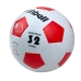 М'яч футбольний №4 Profiball VA-0018-1 білий з червоним