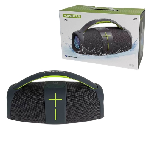 Колонка портативна Hopestar H60 Bluetooth сірий