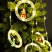 Світлодіодна гірлянда-завіса прозорий дріт Фігурки в крузі 10 LED Magic Lights 3 х 0.6 м теплий білий Світлодіодна гірлянда-завіса прозорий дріт Фігурки в крузі 10 LED Magic Lights 3 х 0.6 м теплий білий