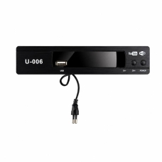 Приставка тюнер T2 DVB U-006 IPTV USB HDMI RCA чорний