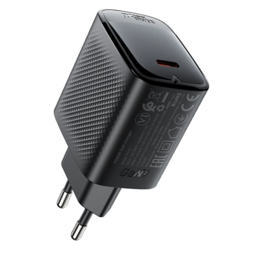Зарядний блок живлення Type-C ACEFAST A112 GaN 45 W 20 V 2.25 A чорний