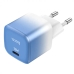 Зарядний блок живлення Type-C HOCO C101A Single Port 20 W 12 V 1.67 A блакитний з білим Зарядний блок живлення Type-C HOCO C101A Single Port 20 W 12 V 1.67 A блакитний з білим