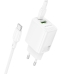 Зарядний пристрій з кабелем Type-C+USB/Type-C 1 м BOROFONE BN29 Fuente 30 W 12 V 2.5 А білий