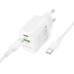 Зарядний пристрій з кабелем Type-C+USB/Type-C 1 м BOROFONE BN29 Fuente 30 W 12 V 2.5 А білий