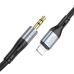 Аудiокабель Apple Lightning/3.5 мм AUX 1 м Hoco UPA22 чорний Аудiокабель Apple Lightning/3.5 мм AUX 1 м Hoco UPA22 чорний