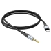 Аудiокабель Apple Lightning/3.5 мм AUX 1 м Hoco UPA22 чорний Аудiокабель Apple Lightning/3.5 мм AUX 1 м Hoco UPA22 чорний