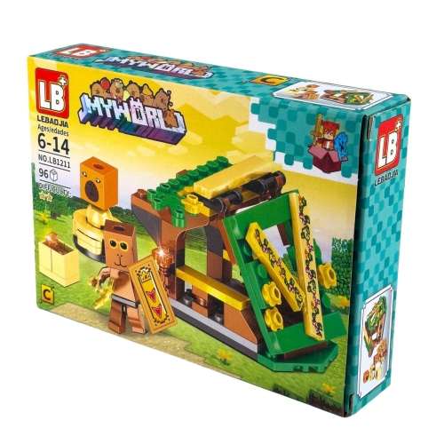 Конструктор Minecraft LB1211 My World 96 деталей