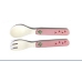 / Набір посуду ООПТ CP7208 Bamboo kids set 5 предметів, рожевий / Набір посуду ООПТ CP7208 Bamboo kids set 5 предметів, рожевий