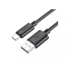 Кабель USB/Type-C 1 м Hoco X88 Gratified 3 А чорний Кабель USB/Type-C 1 м Hoco X88 Gratified 3 А чорний