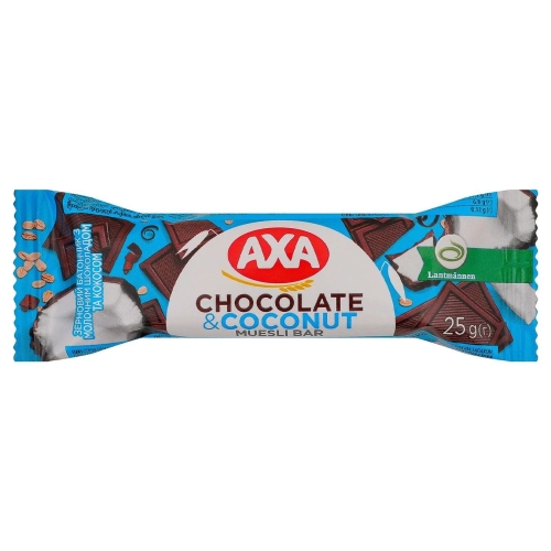 Батончик AXA з молочним шоколадом (кокос) 25г