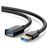 Кабель подовжувач USB/USB 1.5 м UGREEN US129 чорний Кабель подовжувач USB/USB 1.5 м UGREEN US129 чорний