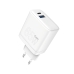 Зарядний блок живлення Type-C+USB WUW C175 65 W 3 A 5 V білий Зарядний блок живлення Type-C+USB WUW C175 65 W 3 A 5 V білий