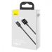 Кабель USB/Apple Lightning 1 м Baseus Superior 2.4 А чорний