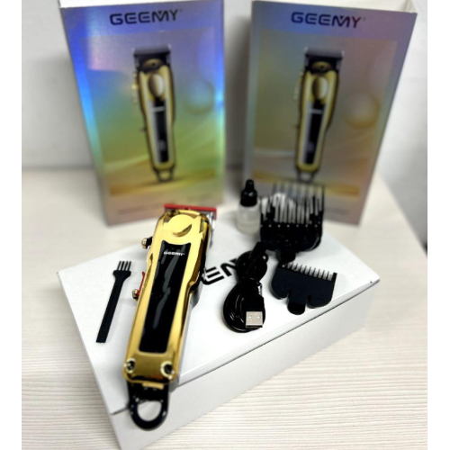 / Машинка для стрижки волосся Geemy GM-8015 вібраційна з насадками 3-6-10-13 мм new