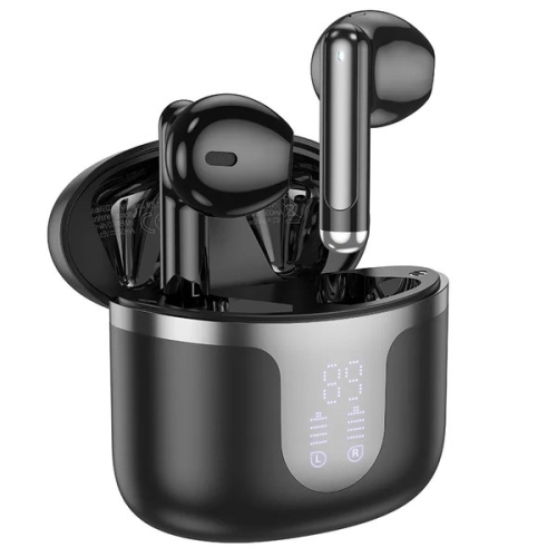 Навушники бездротові вкладки HOCO EQ7 Snowflake Bluetooth чорний