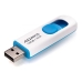Флеш пам'ять USB 16 GB ADATA C008 USB 2.0 білий з блакитним Флеш пам'ять USB 16 GB ADATA C008 USB 2.0 білий з блакитним