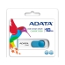 Флеш пам'ять USB 16 GB ADATA C008 USB 2.0 білий з блакитним Флеш пам'ять USB 16 GB ADATA C008 USB 2.0 білий з блакитним