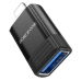Перехiдник Apple Lightning M/USB F BOROFONE BV18 чорний