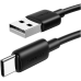 Кабель USB/Type-C 1 м Usams SJ708 Fast Charging 3 A чорний Кабель USB/Type-C 1 м Usams SJ708 Fast Charging 3 A чорний