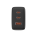Зарядний блок живлення 2хType-C+USB Baseus Cube Pro Fast 65 W 5 V 3 A чорний