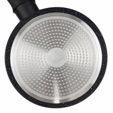 Сковорідка антипригарне покриття Gusto GT-2601-24 Stone Drop діаметр 24 см