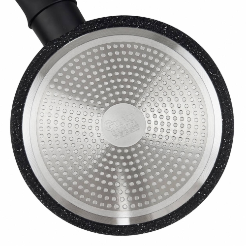 Сковорідка антипригарне покриття Gusto GT-2601-24 Stone Drop діаметр 24 см